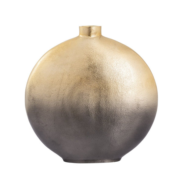 Atlas Alana Vase Set of 2 - Modern Metal Decor with Ombre Finish for Stylish Floral Arrangements & Home Decor AC11021-01S