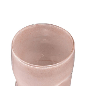 Atlas Alina Vase - Elegant Light Pink Glass Accent for Modern Decor, Perfect for Bouquets or Stems Small AC11024-01