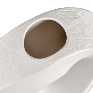 Atlas Allora Sculptural Vase Set of 2 - Modern Minimalist Earthenware for Stylish Home Décor & Arrangements AC11025-01S
