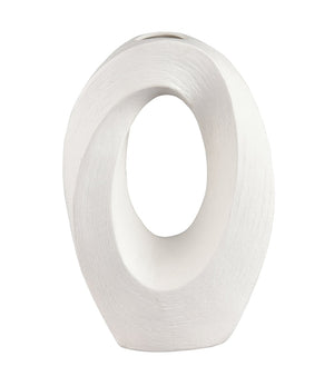 Atlas Allora Sculptural Vase Set of 2 - Modern Minimalist Earthenware for Stylish Home Décor & Arrangements AC11025-01S