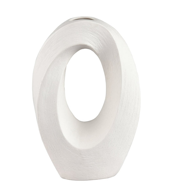 Atlas Allora Sculptural Vase Set of 2 - Modern Minimalist Earthenware for Stylish Home Décor & Arrangements AC11025-01S