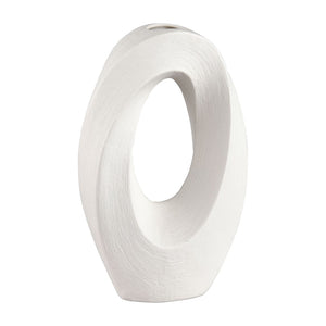Atlas Allora Sculptural Vase Set of 2 - Modern Minimalist Earthenware for Stylish Home Décor & Arrangements AC11025-01S