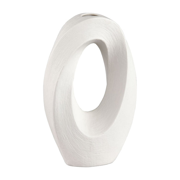 Atlas Allora Sculptural Vase Set of 2 - Modern Minimalist Earthenware for Stylish Home Décor & Arrangements AC11025-01S