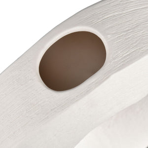 Atlas Allora Sculptural Vase Set of 2 - Modern Minimalist Earthenware for Stylish Home Décor & Arrangements AC11025-01S