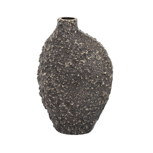 Atlas Alston Vase - Sculptural Metal Decor with Textured Bronze Finish for Modern and Traditional Interiors Large AC11027-01