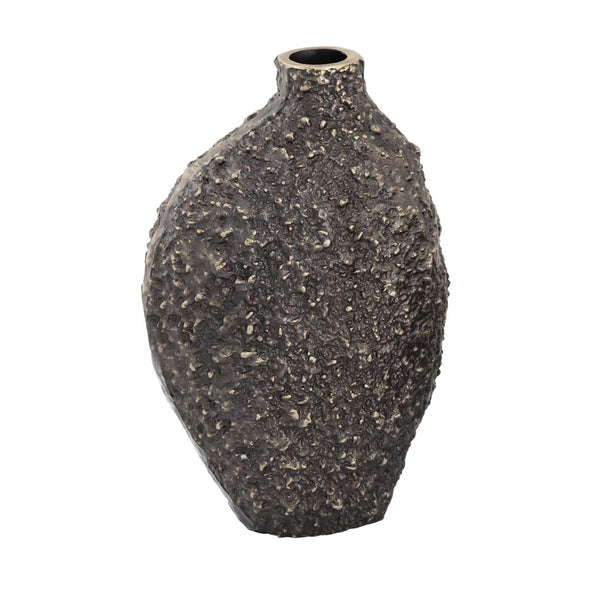 Atlas Alston Vase - Sculptural Metal Decor with Textured Bronze Finish for Modern and Traditional Interiors Large AC11027-01