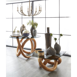 Atlas Alston Vase - Sculptural Metal Decor with Textured Bronze Finish for Modern and Traditional Interiors Large AC11027-01