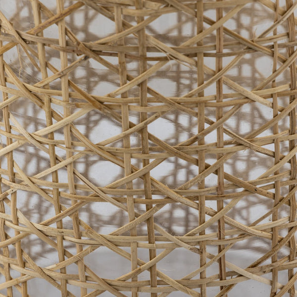 Atlas Alys Vase - Elevate Your Space with Coastal Charm and Artisanal Rattan for Timeless Decor Medium AC11029-01