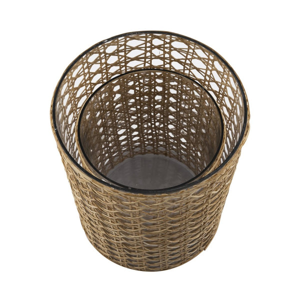 Atlas Alys Vase - Elevate Your Space with Coastal Charm and Artisanal Rattan for Timeless Decor Medium AC11029-01