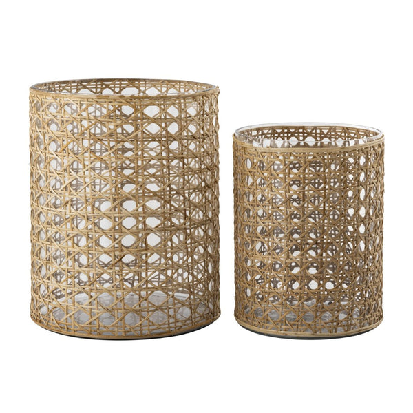 Atlas Alys Vase - Elevate Your Space with Coastal Charm and Artisanal Rattan for Timeless Decor Large AC11029-02