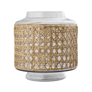 Atlas Alys Vase - Elevate Your Space with Coastal Charm and Artisanal Rattan for Timeless Decor Small AC11030-01