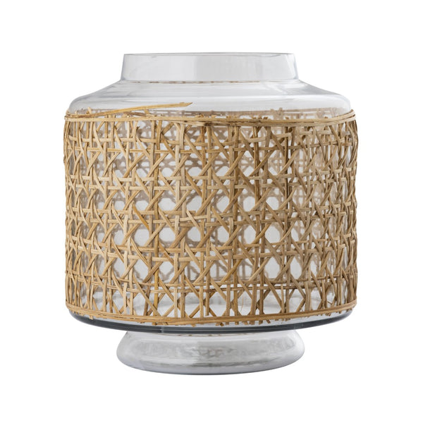 Atlas Alys Vase - Elevate Your Space with Coastal Charm and Artisanal Rattan for Timeless Decor Small AC11030-01