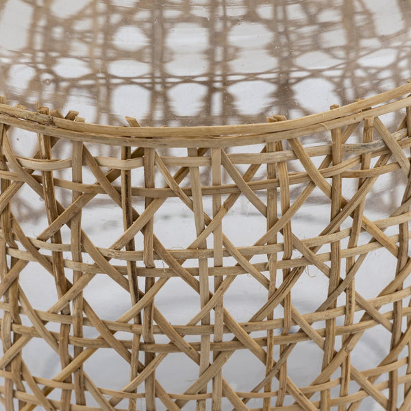 Atlas Alys Vase - Elevate Your Space with Coastal Charm and Artisanal Rattan for Timeless Decor Small AC11030-01