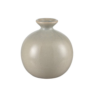 Atlas Andra Vase Set of 3 - Handcrafted Bud Vases with Unique Crackle Finish in Blue and Beige Tones AC11036-01S
