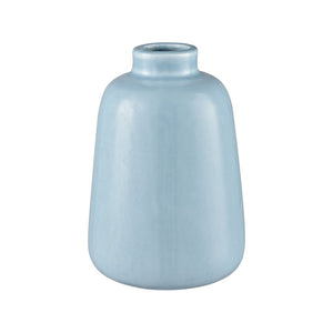 Atlas Andra Vase Set of 3 - Handcrafted Bud Vases with Unique Crackle Finish in Blue and Beige Tones AC11036-01S