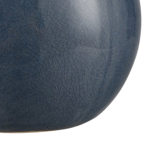 Atlas Andra Vase Set of 3 - Handcrafted Bud Vases with Unique Crackle Finish in Blue and Beige Tones AC11036-01S