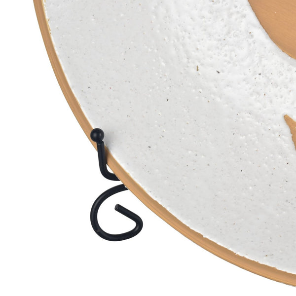 Atlas Annie Charger - Stunning Sunflower Earthenware Plate with Matte Finish & Stand for Home Décor Centerpiece AC11039-01