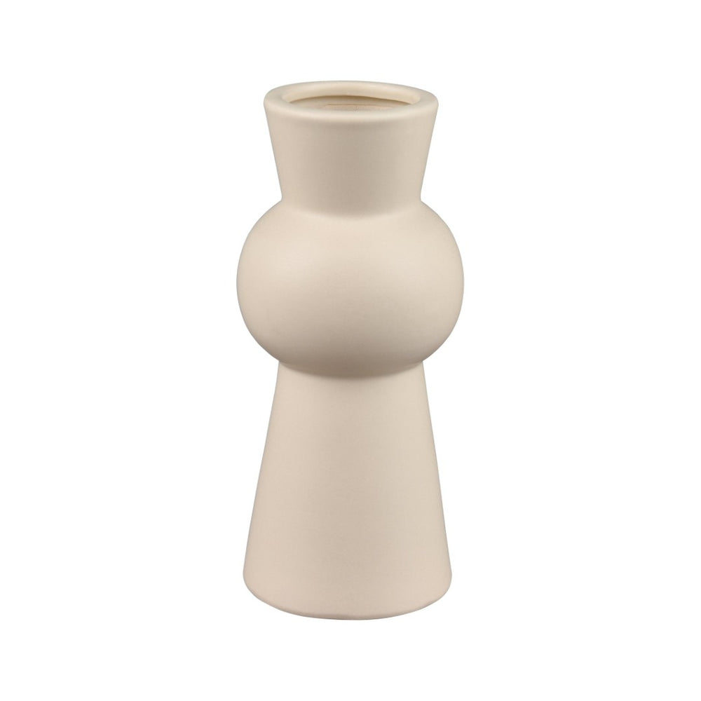 Atlas Arcas Vase - Sculptural Earthenware Decorative Accessory for Modern and Farmhouse Interiors Medium AC11046-01