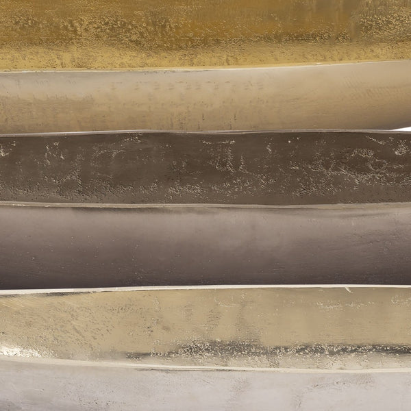 Atlas Ardmore Bowl Set of 3 - Sculptural Metal Trays in Brass, Bronze & Nickel for Elegant Home Styling AC11049-01S