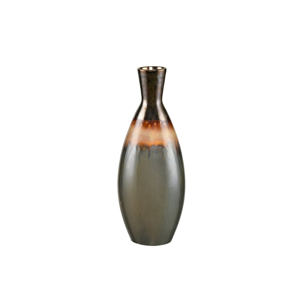Atlas Arne Vase - Small Earthenware Beauty with Ombre Glaze, Ideal for Elegant Floral Arrangements & Decor AC11055-01