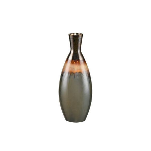 Atlas Arne Vase - Small Earthenware Beauty with Ombre Glaze, Ideal for Elegant Floral Arrangements & Decor AC11055-01