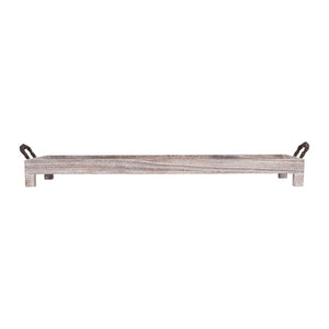 Atlas Ashwood Tray - Handcrafted Long Natural Accent for Rustic Charm, Perfect for Decor & Display AC11060-01