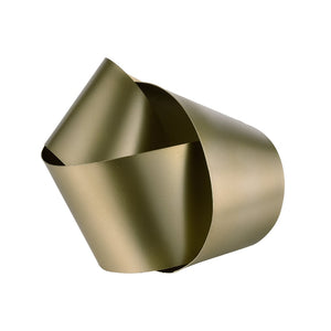 Atlas Bayer Object - Hand-Forged Matte Gold Sculptural Accent for Contemporary Home Décor and Display Large Gold AC11078-02