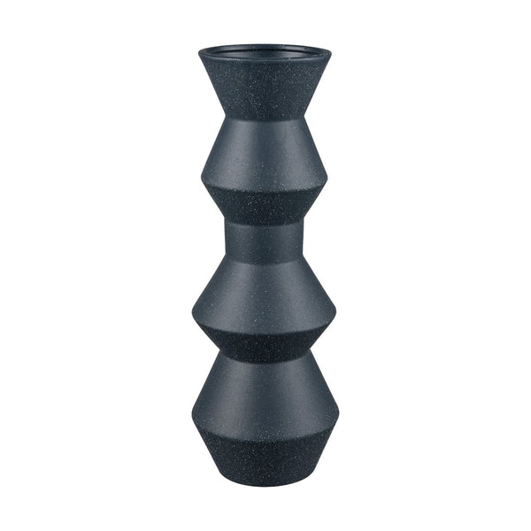 Atlas Belen Vase - Striking Modern Design with Sculptural Depth for Contemporary and Classic Interiors Extra Large Navy AC11083-01