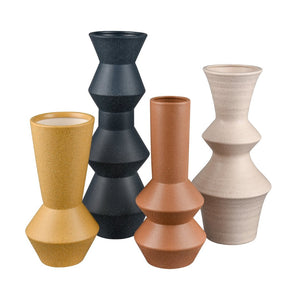 Atlas Belen Vase - Striking Modern Design with Sculptural Depth for Contemporary and Classic Interiors Extra Large Navy AC11083-01