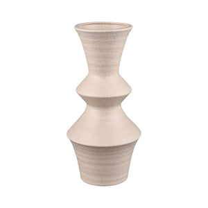 Atlas Belen Vase - Striking Modern Design with Sculptural Depth for Contemporary and Classic Interiors Large Cream AC11084-01