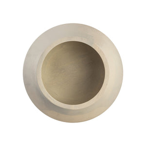 Atlas Belle Bowl - Sculptural Mango Wood Centerpiece with White-Washed Finish for Modern Home Decor AC11087-01