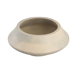 Atlas Belle Bowl - Sculptural Mango Wood Centerpiece with White-Washed Finish for Modern Home Decor AC11087-01