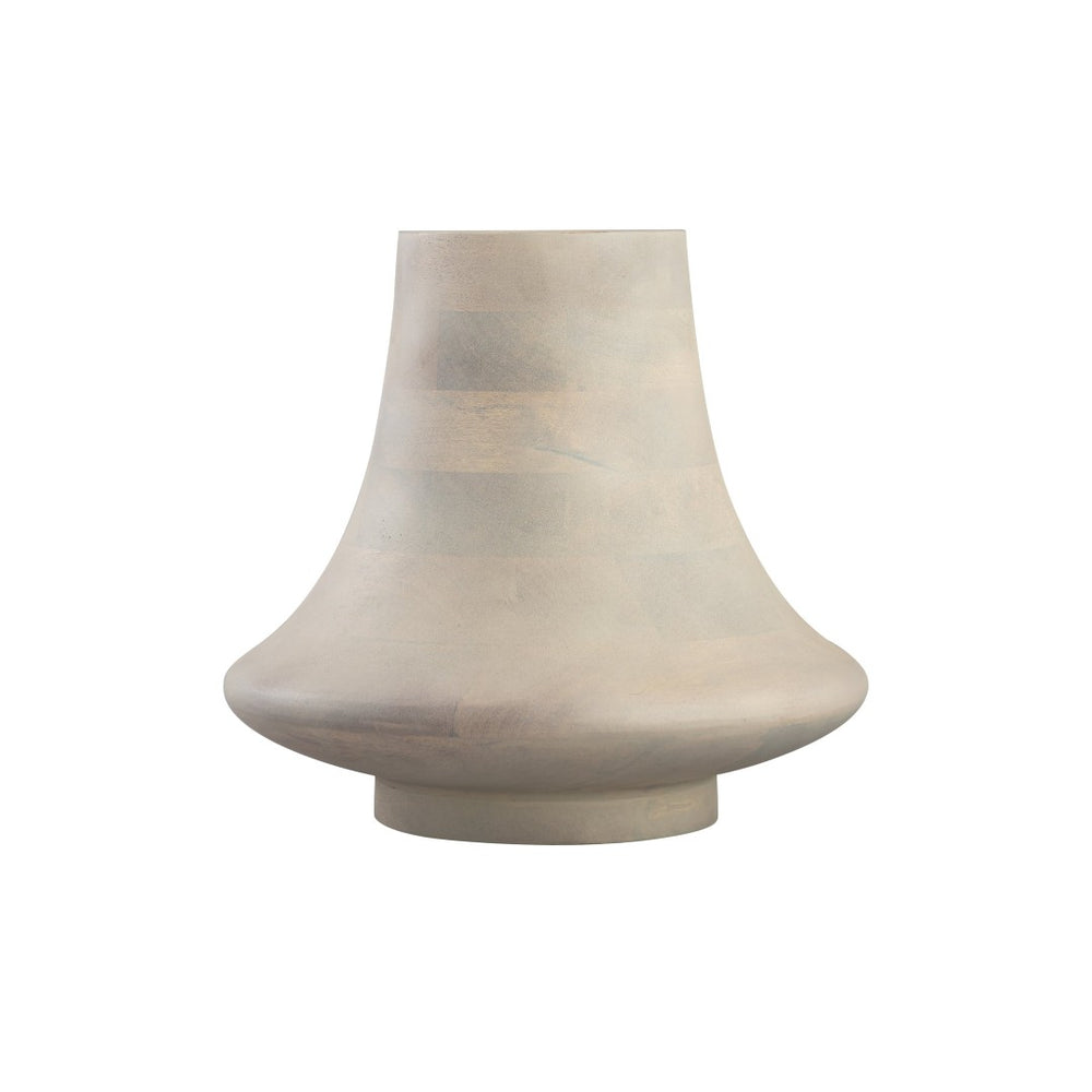Atlas Belle Vessel: Elegant Italian Midcentury Decor in Solid Mango Wood – Sculptural Accent for Any Space AC11089-01