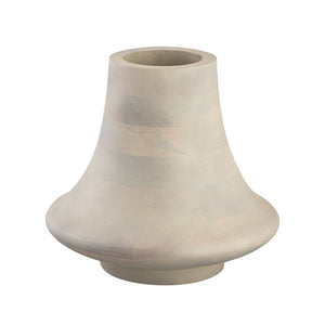 Atlas Belle Vessel: Elegant Italian Midcentury Decor in Solid Mango Wood – Sculptural Accent for Any Space AC11089-01