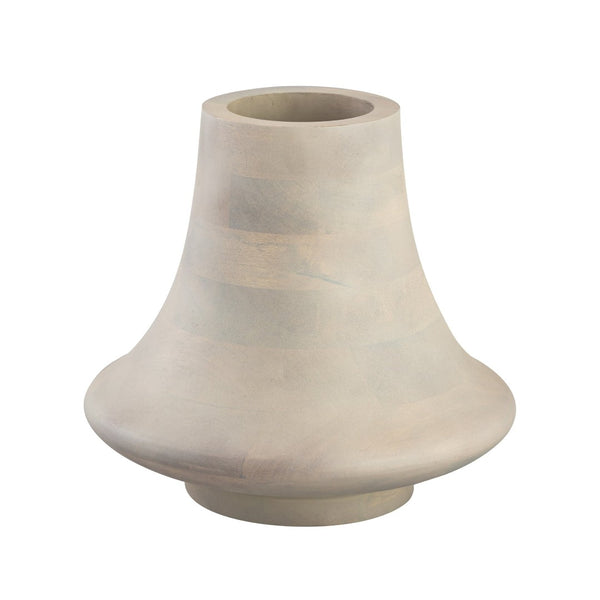 Atlas Belle Vessel: Elegant Italian Midcentury Decor in Solid Mango Wood – Sculptural Accent for Any Space AC11089-01