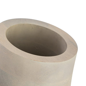 Atlas Belle Vessel: Elegant Italian Midcentury Decor in Solid Mango Wood – Sculptural Accent for Any Space AC11089-01