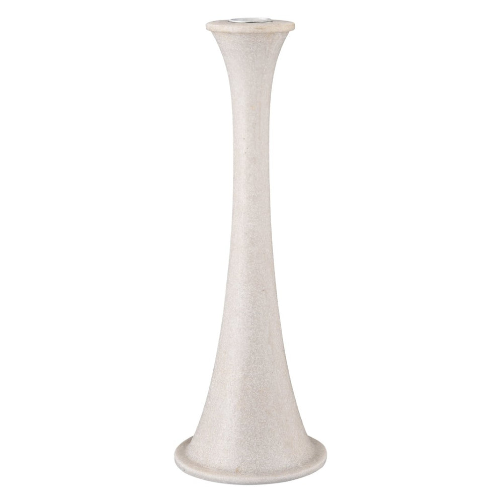 Atlas Bonnie Candleholder Set of 2 - Alabaster Taper Holders for Elegant Tabletop Decor & Styling AC11111-01S