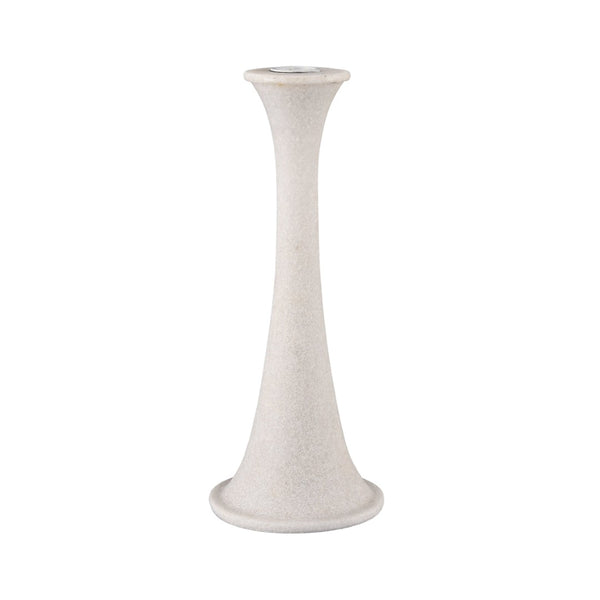 Atlas Bonnie Candleholder Set of 2 - Alabaster Taper Holders for Elegant Tabletop Decor & Styling AC11111-01S