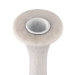Atlas Bonnie Candleholder Set of 2 - Alabaster Taper Holders for Elegant Tabletop Decor & Styling AC11111-01S