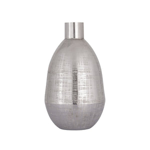 Atlas Bourne Vase - Polished Silver Accent for Modern Décor, Perfect for Stylish Arrangements & Interiors Small AC11116-01