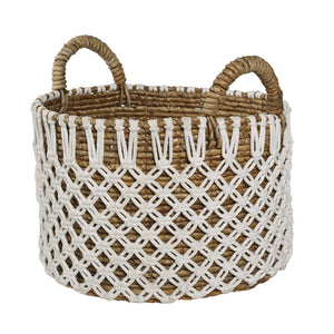 Atlas Bradley Banana Leaf Basket Set of 3 - Handwoven Storage Baskets for Stylish Home Organization AC11120-01S