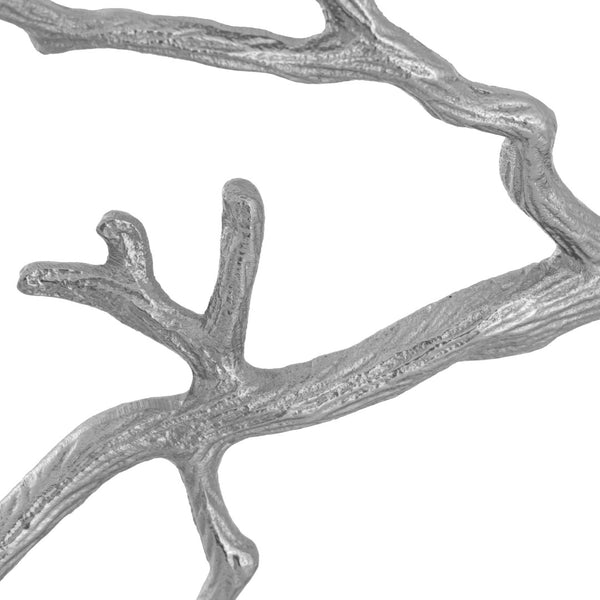 Atlas Branch Candleholder - Elegant Metal and Marble Accent for Minimalist and Rustic Home Décor, 21" Tall AC11121-01