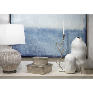 Atlas Branch Candleholder - Elegant Metal and Marble Accent for Minimalist and Rustic Home Décor, 21" Tall AC11121-01