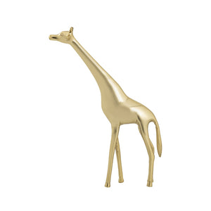 Atlas Brass Giraffe Sculpture - Elegant Decorative Accent for Modern Home Décor, Stylish & Unique Design Large AC11123-01