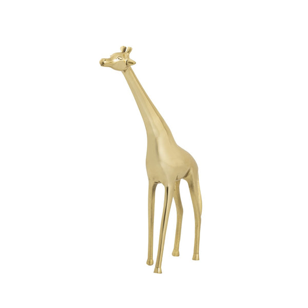 Atlas Brass Giraffe Sculpture - Elegant Decorative Accent for Modern Home Décor, Stylish & Unique Design Large AC11123-01