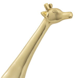 Atlas Brass Giraffe Sculpture - Elegant Decorative Accent for Modern Home Décor, Stylish & Unique Design Large AC11123-01