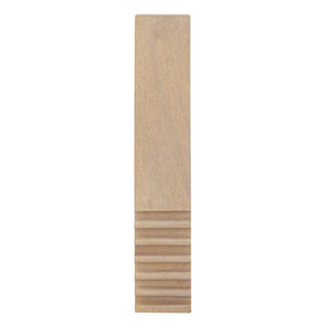 Atlas Breaker Sculpture - Minimalist Natural Wood Accent with Asymmetrical Design for Modern & Rustic Spaces AC11127-01