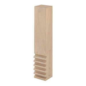 Atlas Breaker Sculpture - Minimalist Natural Wood Accent with Asymmetrical Design for Modern & Rustic Spaces AC11127-01