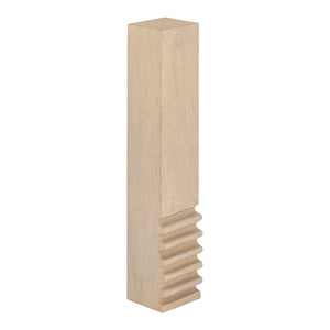 Atlas Breaker Sculpture - Minimalist Natural Wood Accent with Asymmetrical Design for Modern & Rustic Spaces AC11127-01