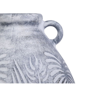 Atlas Breeze Vase - Large Earthenware Statement Piece with Rustic Finish for Elegant Home Decor Accents AC11128-01
